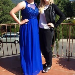 Blue Prom Dress Size 12/14